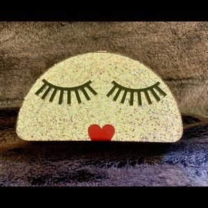 Milly lacquered evening bag